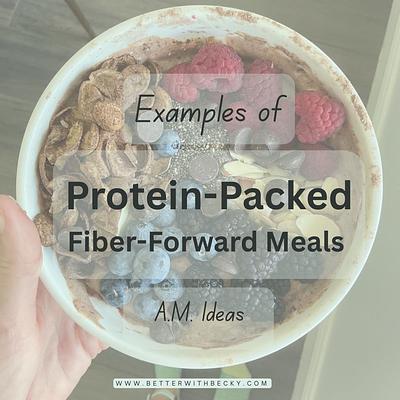 Eat for Energy: Protein-Packed, Fiber-Forward A.M. Options!