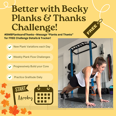 🍁 Planksgiving is back! 🍗